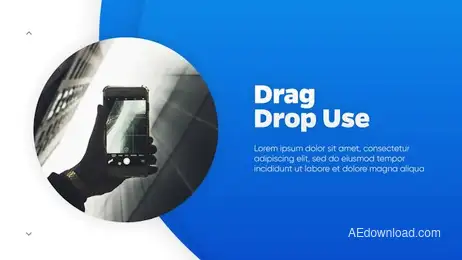 Modern Presentation - Technology Circle Freebies template preview