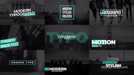 Modern Titles Pack VII Freebies template preview