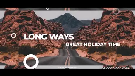 Modern Travel Opener Freebies template preview