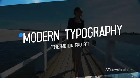 Modern Typography Freebies template preview