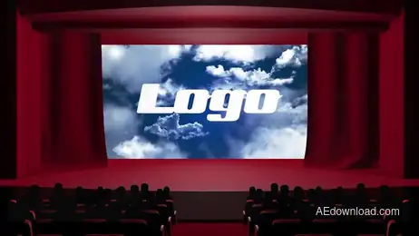 Movie Theater Logo Reveal Freebies template preview