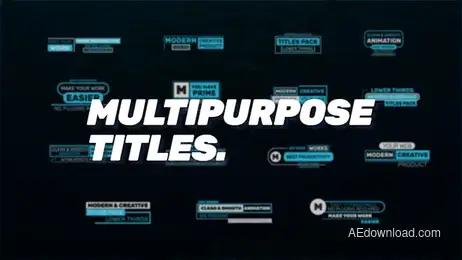 Multipurpose Titles Freebies template preview