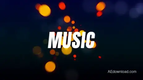 Music Party Promo Freebies template preview