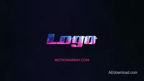 Neon Glossy Logo Freebies template preview