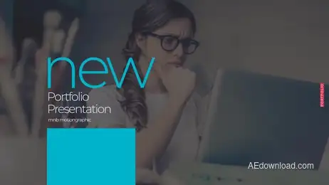 New Portfolio Presentation Freebies template preview