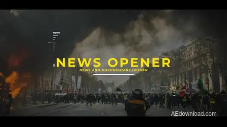 News And Documentary Opener Freebies template preview