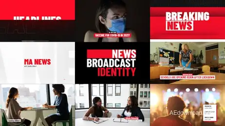 News Broadcast Identity Freebies template preview