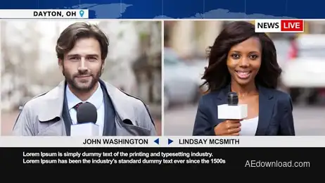 News Graphic Pack 4K Freebies template preview