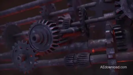 Old Gears Logo Freebies template preview