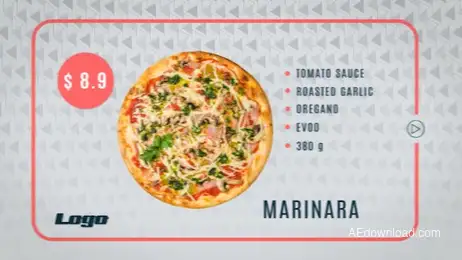 Online Restaurant Freebies template preview