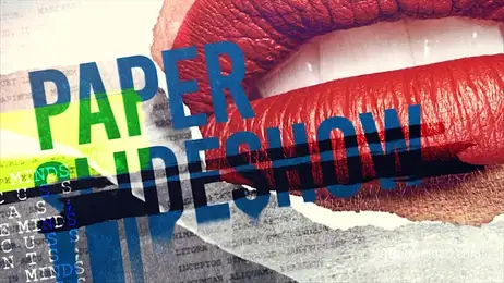 Paper Slideshow Freebies template preview