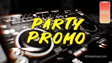 Party Promo Freebies template preview
