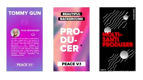 PEACE V.1 Freebies template preview