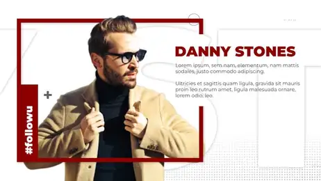 Personal Promotion Slides Freebies template preview