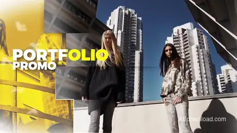 Portfolio Promo Freebies template preview