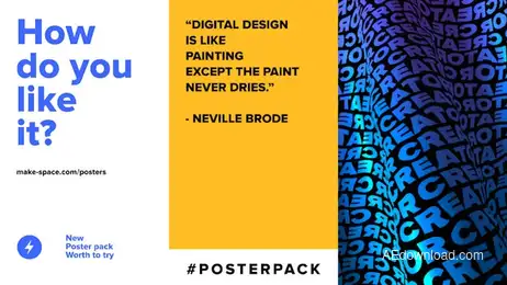 Posters Pack Freebies template preview
