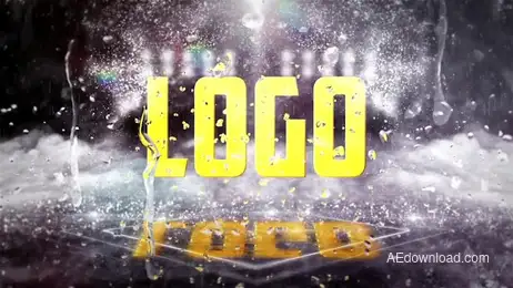 Rain Cinematic Logo Freebies template preview