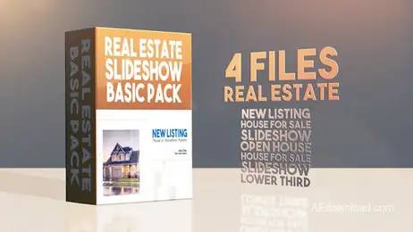 Real Estate Slideshows Basic Pack Freebies template preview