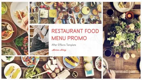 Restaurant Menu Food Promo Freebies template preview
