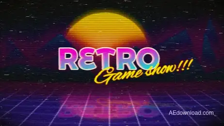 Retro Logo Reveal Freebies template preview