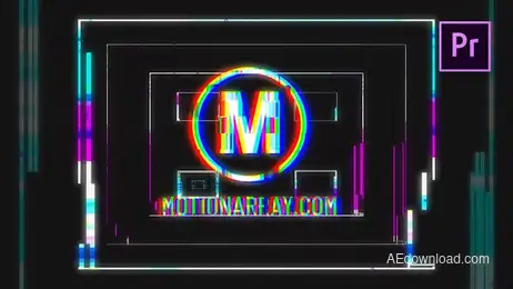 Rich Logo Glitch Freebies template preview