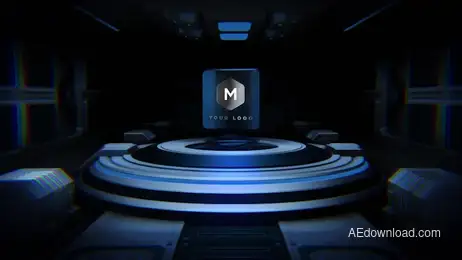 Sci-fi Logo Reveal Freebies template preview