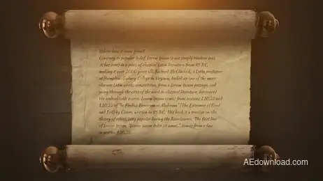 Scroll Text Reveal Freebies template preview