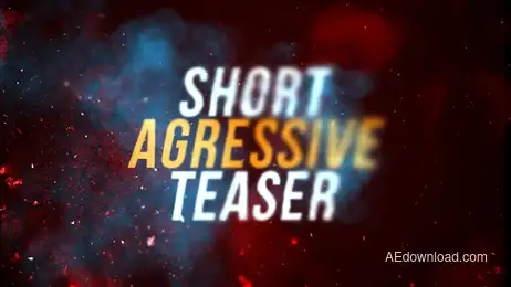 Short Agressive Teaser Freebies template preview