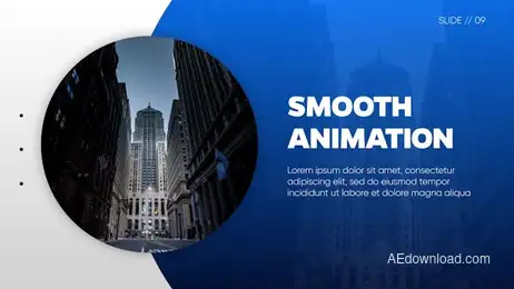 Slideshow - Gradient Geometry Freebies template preview