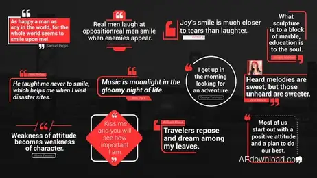 Smart Quotes Titles Freebies template preview