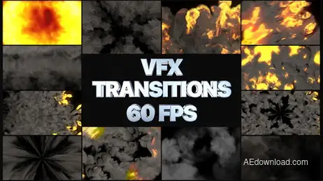 Smoke Burst VFX Transitions Pack Freebies template preview
