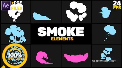 Smoke Elements Freebies template preview