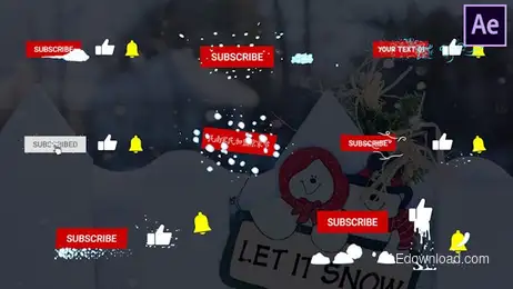 Snow Subscribes Freebies template preview