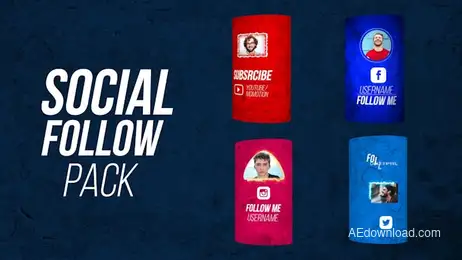 Social Follow Freebies template preview