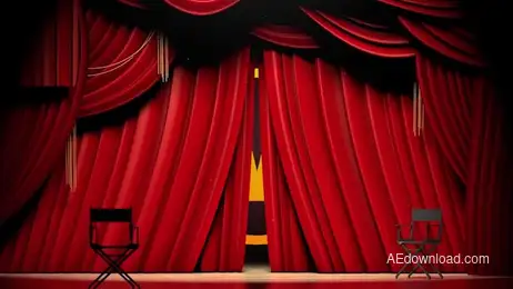 Stage Curtains Opener Freebies template preview