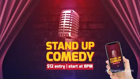 Stand Up Comedy Freebies template preview