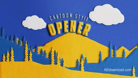 Stop Motion Cartoon Opener Freebies template preview