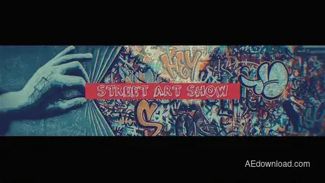 Street Art Show Freebies template preview