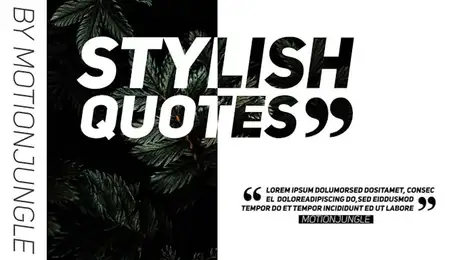 Stylish Quotes Freebies template preview