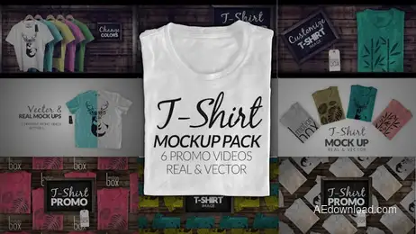 T-Shirt Mock Up Promo Pack 4K Freebies template preview