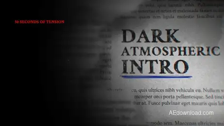 Taku - Dark Atmospheric Intro Freebies template preview