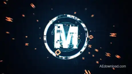 Tech Grid Logo Freebies template preview