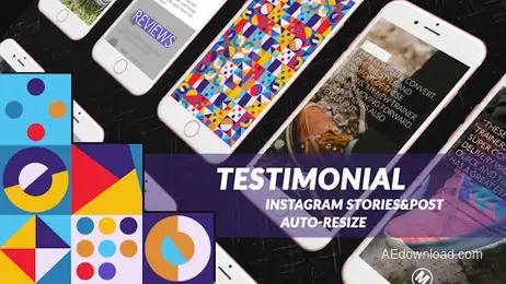 Testimonial Stories And Post Freebies template preview