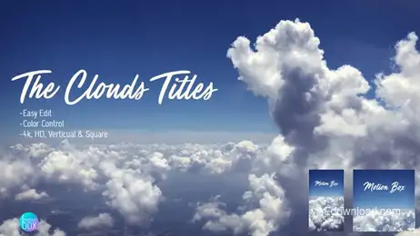 The Clouds Titles Freebies template preview