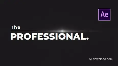 The Professional | Cinematic Credits Freebies template preview