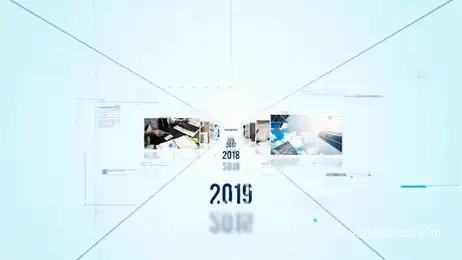 Timeline Logo Reveal Freebies template preview