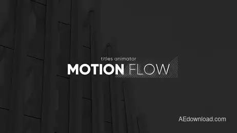 Titles Animator - Motion Flow Freebies template preview