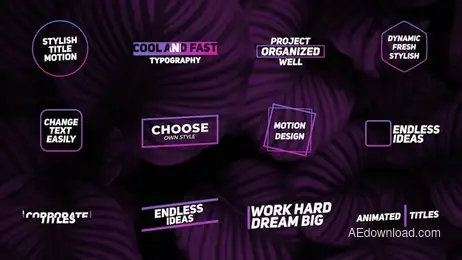 Titles Freebies template preview