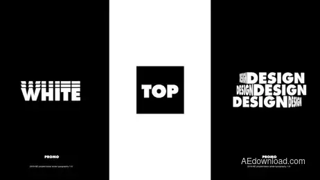 Trap Typography Promo Freebies template preview