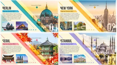 Travel Guide Promo Freebies template preview